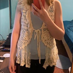 3 For $10 💙Lacy see through top!